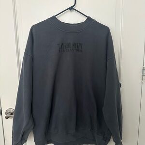 Taylor Swift The Eras Tour blue crewneck